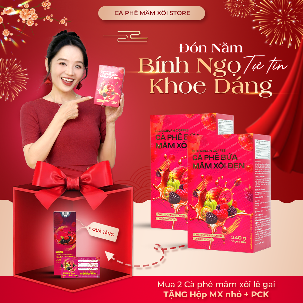 Combo 2 Hộp - Cà Phê Mâm Xôi Đen